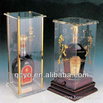 Acrylic bottle display stand /wire wine holder/wine display rack